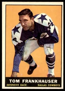 1961 Topps #27 Tom Franckhauser NICE ROOKIE Dallas Cowboys / Purdue Chaudronniers - Photo 1 sur 3