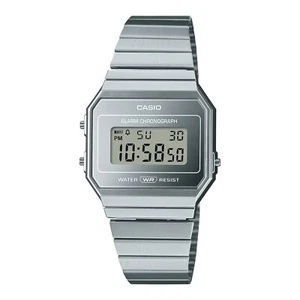 Unisex Wristwatch CASIO A700WEV-7AEF Stainless Steel Chrono Alarm - Picture 1 of 2