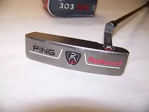 Ping Redwood Anser Putter 35" Black Dot RH Original Redwood Grip & Headcover - Picture 1 of 14