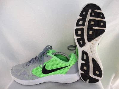 Nike Revolution 3 Kids Laufschuhe EU 40 US 7Y grau-grün Sneaker 819413-300 - Bild 1 von 4