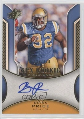 2010 SPx SPx Rookie Signatures /140 Brian Price #170 Rookie Auto RC - Image 1 of 2