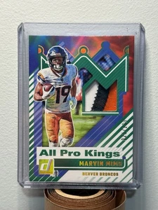 2025 Panini Donruss All Pro Kings Marvin Mims #APK-MMS Tri-Color Patch /100 - Picture 1 of 2