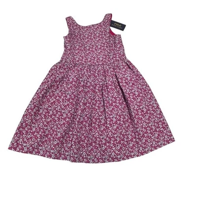 Polo by Ralph Lauren Floral Cotton Poplin Dress NEW Size 10 Fit & flare - Image 1 of 4