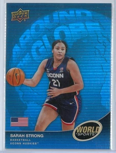 2025 Upper Deck World of Sports #ATG-SS Sarah Strong Rookie SP - Imagen 1 de 2