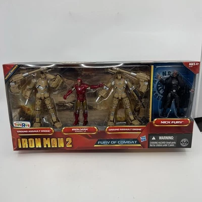 Marvel Iron Man 2 Fury of Combat Box Set  3.75”Action Figures Fury Drone New S6 - Изображение 1 из 4