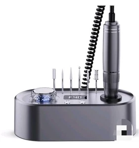 KIT FRESA PER UNGHIE PROFESSIONALE 40000 GIRI 6 PUNTE MANICURE PEDICURE DISPLAY - Picture 1 of 6