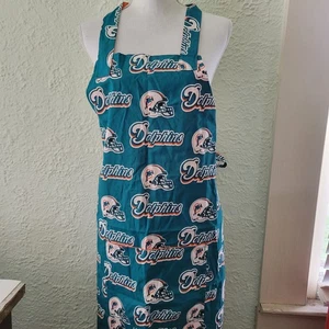 NFL Miami Dolphins Apron Homemade Tailgating Cookout Fan Gift - Picture 1 of 8