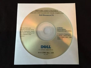Dell Latitude D610 120L D810 X1 D400 D510 110L D410  XP Drivers CD DVD Disc - Picture 1 of 1