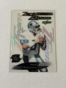 TROY AIKMAN 1999 SCORE ZENITH Z TEAM RARE DALLAS COWBOYS INSERT /100 - Picture 1 of 2