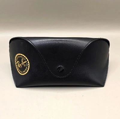 Ray Ban Faux Leather Black Case Only Sunglasses Belt Loop Universal Eyeglasses - Image 1 of 4
