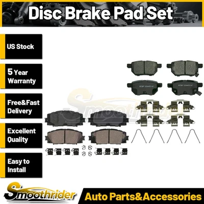 Juego de 2 pastillas de freno de disco delanteras traseras para Toyota Prius 2010-2014 2015 Wagner Brake Foto 1 de 3