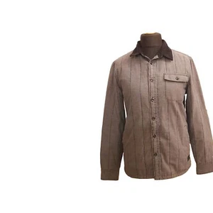 Vans Over Shirt Herren Small Full Zip gesteppt gefüttert Workwear Jacke grau - Bild 1 von 6