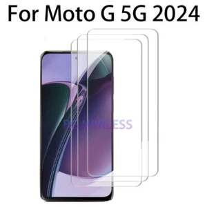 Wholesale For Motorola MOTO G 5G 2024 Only Tempered Glass Screen Protector - Picture 1 of 9
