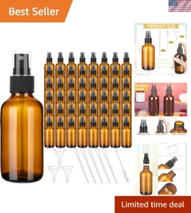 50 Pieces Mini Glass Spray Bottles Bulk 4 Oz Spray Bottles Fine Mist Glass Bo... - Picture 1 of 8