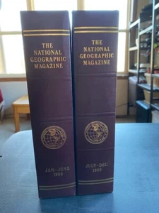 National Geographic Magazine 1998 Complete Set Slip Covers/Cases included - Picture 1 of 2