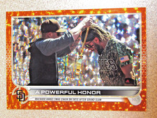 2022 TOPPS SERIES 2 648 A POWERFUL HONOR ORANGE ICE FOILBOARD 143/299 CHECKLIST