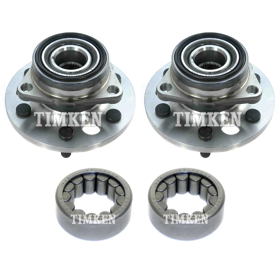 Kit de cojinetes y bujes de rueda delanteros y traseros Timken para Chevy GMC K1500 4x4 88-91 Foto 1 de 1