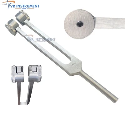 VR INSTRUMENT SUPPLY Tuning Fork C 128 Hz Medical-Grade with Fixed Weights Aluminum Alloy Lightweight