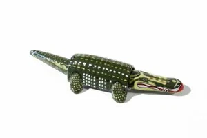 Juguete de hojalata de cocodrilo tambaleante - Imagen 1 de 3