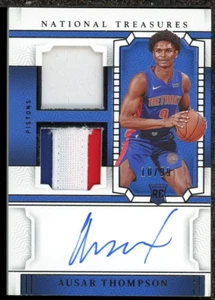 Ausar Thompson /99 2023-24 National Treasures Rookie Materials Dual Patch Auto - Bild 1 von 10