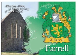 Farrell Apellido Irlandés Recuerdo Imagen Metálica Nevera Imán Regalo Irlandés - Imagen 1 de 2