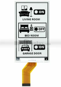 Panel de pantalla de tinta electrónica ePaper 240x416 de 3,7 pulgadas blanco negro con conector ZIF gratuito - Imagen 1 de 5