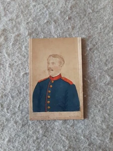 Vintage Cabinet Photograph German Military Soldier Uniform K Gundermann WURZBURG - Picture 1 of 4