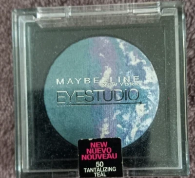Maybelline EyeStudio - Marbleized Duo Eyeshadow Tantalizing Teal 50 - Image 1 of 3
