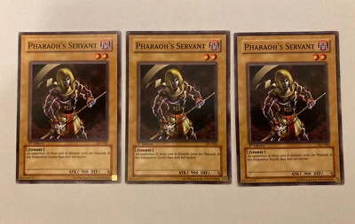 Yugioh! TCG 3X Goblin King - Near Mint AST-031  - 1st Ed Comm. Ancient Sanctuary - Image 1 of 2