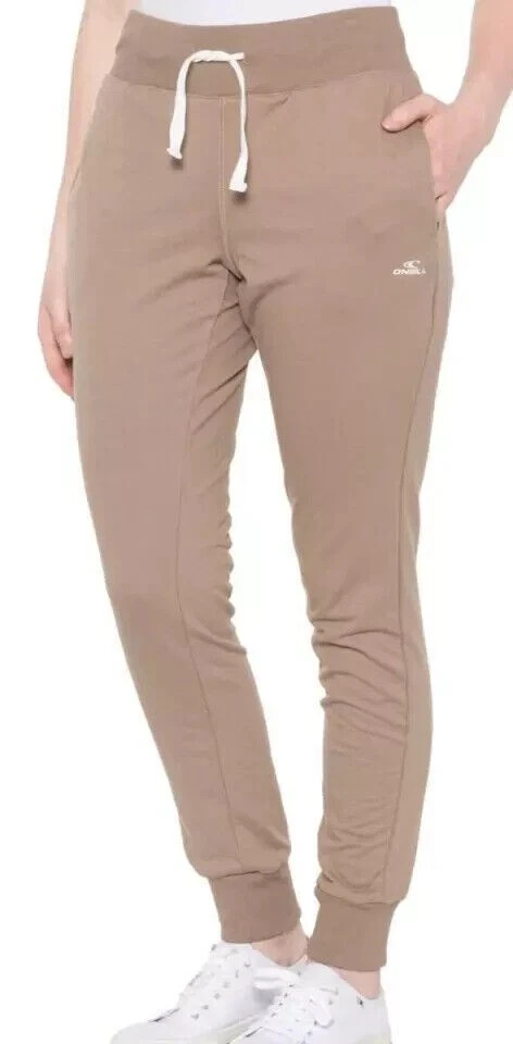 O'Neill French Terry Joggers Taupe Beige Women's XS Style 1518350C