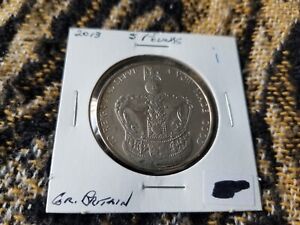 United Kingdom 5 Pounds Cupro-Nickel - 2013 Royal Birth of Prince George