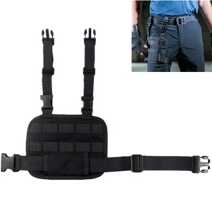 Plataforma táctica de pierna de caída MOLLE para funda de pistola con hebilla de liberación rápida - Imagen 1 de 13