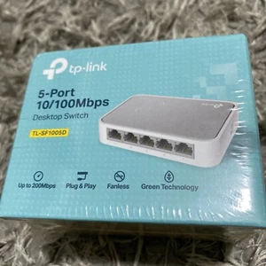 NEW 5 Port Network Hub 10/100Mbps Fast Ethernet Switch LAN Splitter Networking - Picture 1 of 6