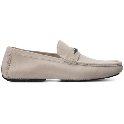 Moreschi 144406C 麂皮绒司机白色 11 码美国 — 第 1/3 张图片