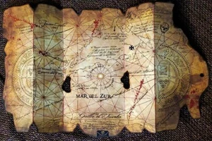 Goonies - One Eyed Willie’s Treasure Map - Awesome Movie Prop Replica - Picture 1 of 5