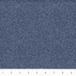 Pétalos azul marino hoja suelta hojas de té 100 % algodón tela BTQY - Imagen 1 de 1