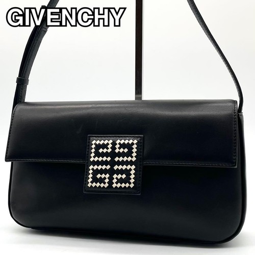 Borsa monospalla Givenchy ottime condizioni logo 4G pelle formale nera