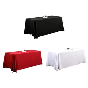 Rectangular Tablecloth 160 180cm for Ceremonial Use in Three Solid Colors - Picture 1 of 15