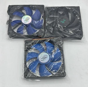 DeepCool | Potrójny pakiet - 2 niebieskie wentylatory 1 czarny wentylator (/RT6-23328-3PK-FAN-UG) - Zdjęcie 1 z 1