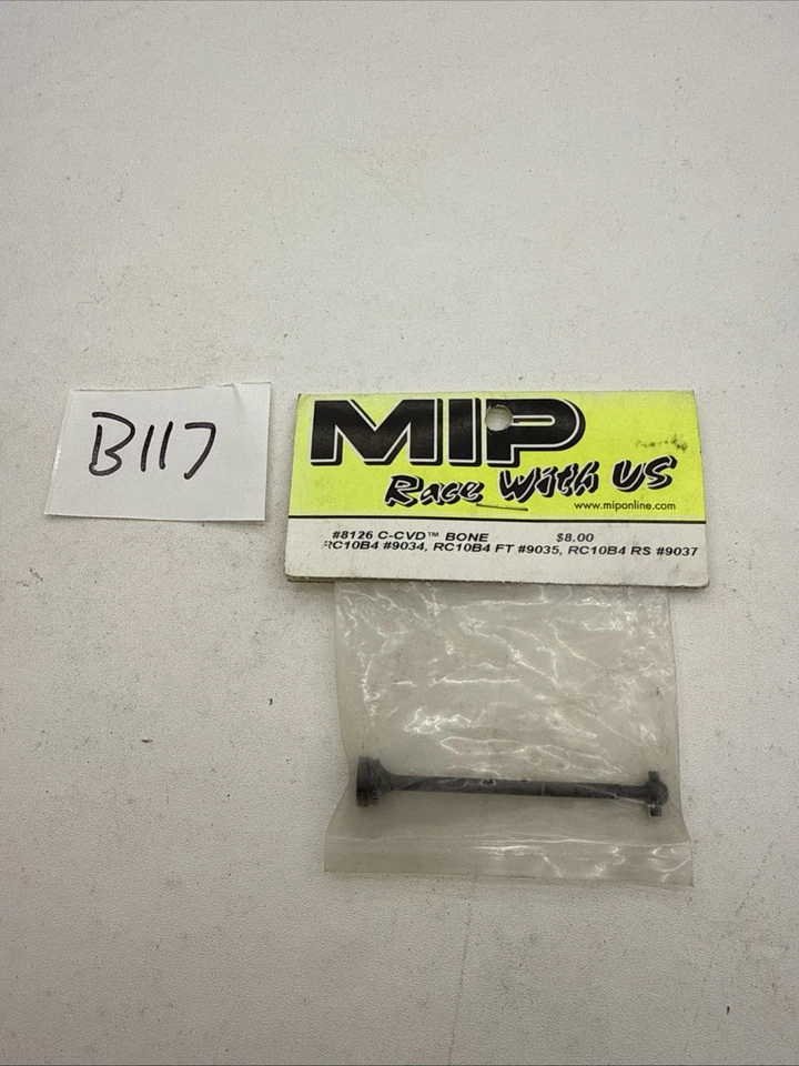 Vintage RC MiP Associated RC10 B4 Rear C CVD ™ Drive Shaft Steel Black (1) 8126 - Image 1 of 1
