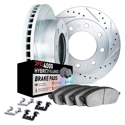 For Dodge D200 75-77 Brake Kit DFC Drilled & Slotted Front Brake Kit w 4000 Foto 1 de 4