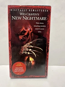 VINTAGE WES CRAVEN’S NEW NIGHTMARE VHS TAPE - FACTORY SEALED- HORROR 1999 - Picture 1 of 7