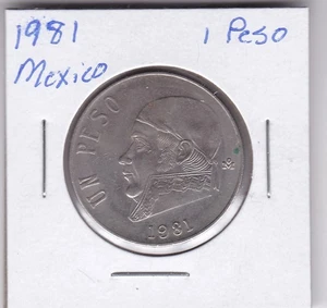 1981 Mexico 1 Peso - Picture 1 of 4