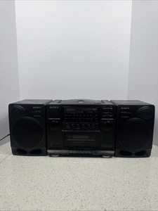 Vintage 90's Sony CFD-510 CD Radio Mega Bass Speaker Boombox Read - Picture 1 of 10