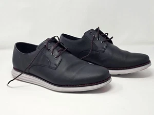 Cole Haan Herren 11 1/2W Original Grand Plain Toe Oxford Schuhe C27997 Weich Schwarz - Bild 1 von 13