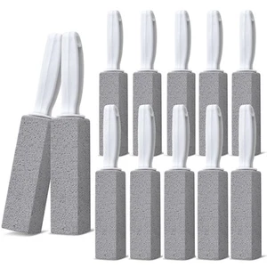 Pumice Stone Toilet Bowl Cleaner, 12 Pack Toilet Pumice Stone with Handle for... - Picture 1 of 6