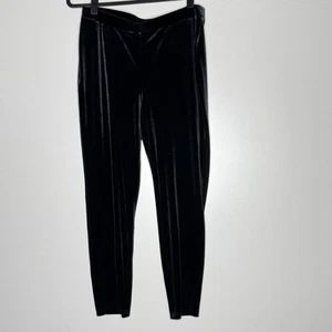 Chico's Velvet High Rise Velour Leggings Women's Size 12 (Chico's Size 2) - Picture 1 of 8
