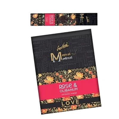 SreeVani Bastoncini di Incenso Profumo Rosa Magica Olibano 4 Bastoncini... - Immagine 1 di 3