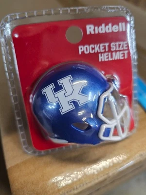 KENTUCKY WILDCATS SEC 2025 CLAM SHELL POCKET PRO FOOTBALL HELMET RIDDELL - Image 1 of 3