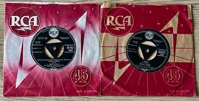PERRY COMO I KNOW & LOVE MAKES THE WORLD GO ROUND 2X7" RCA (1958/9) EX++ ENGLAND - Image 1 of 2